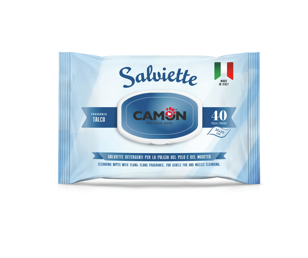 Talc wipes